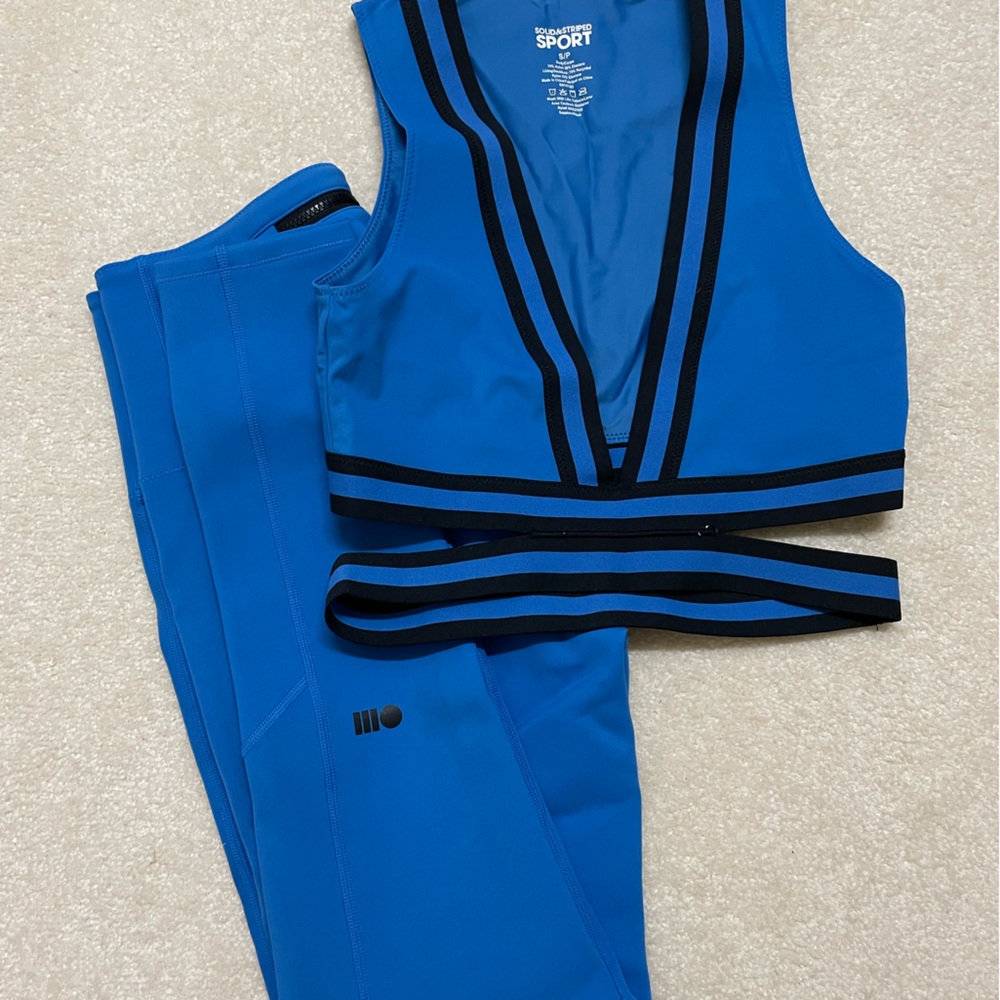 Solid And Striped Activewear Set - image 3
